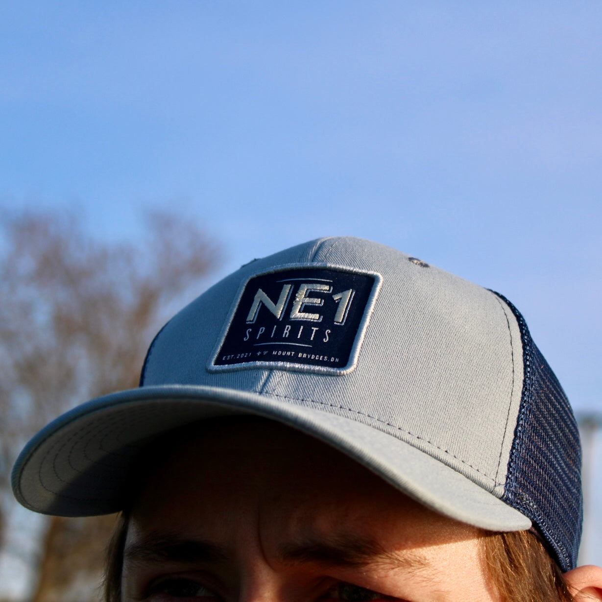 NE1 Hat -Grey & Navy