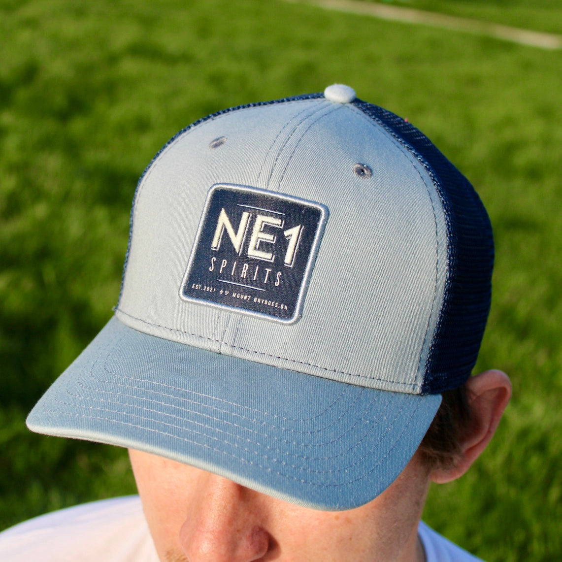 NE1 Hat -Grey & Navy