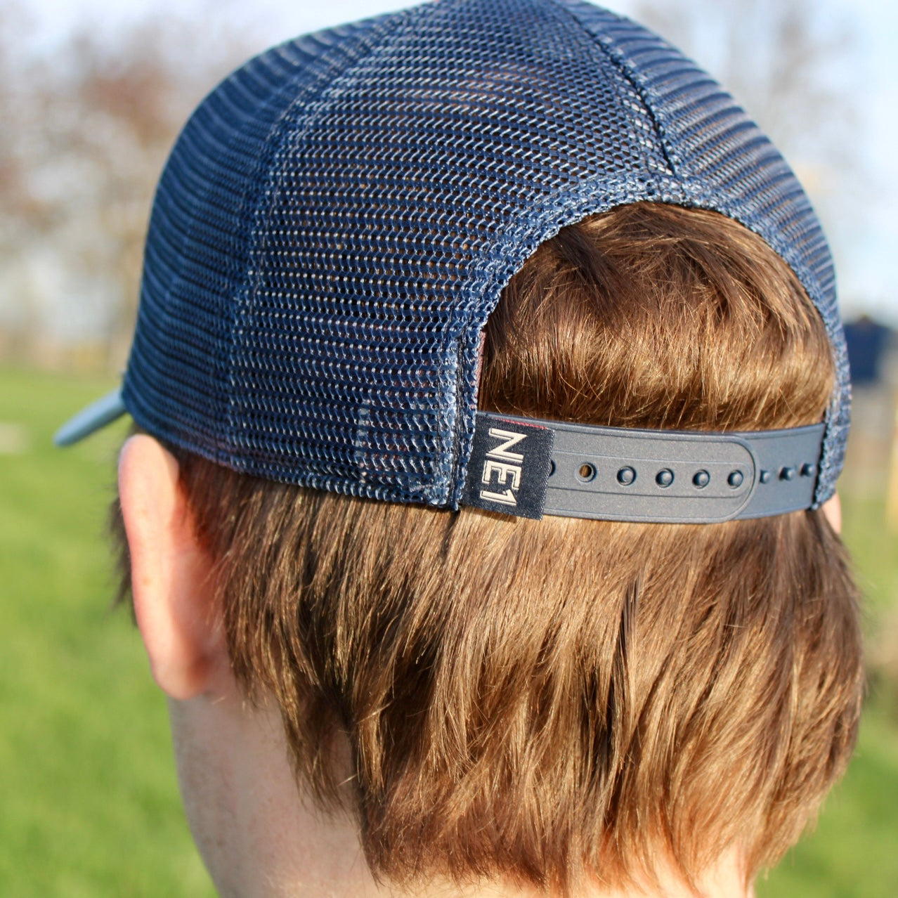 NE1 Hat -Grey & Navy