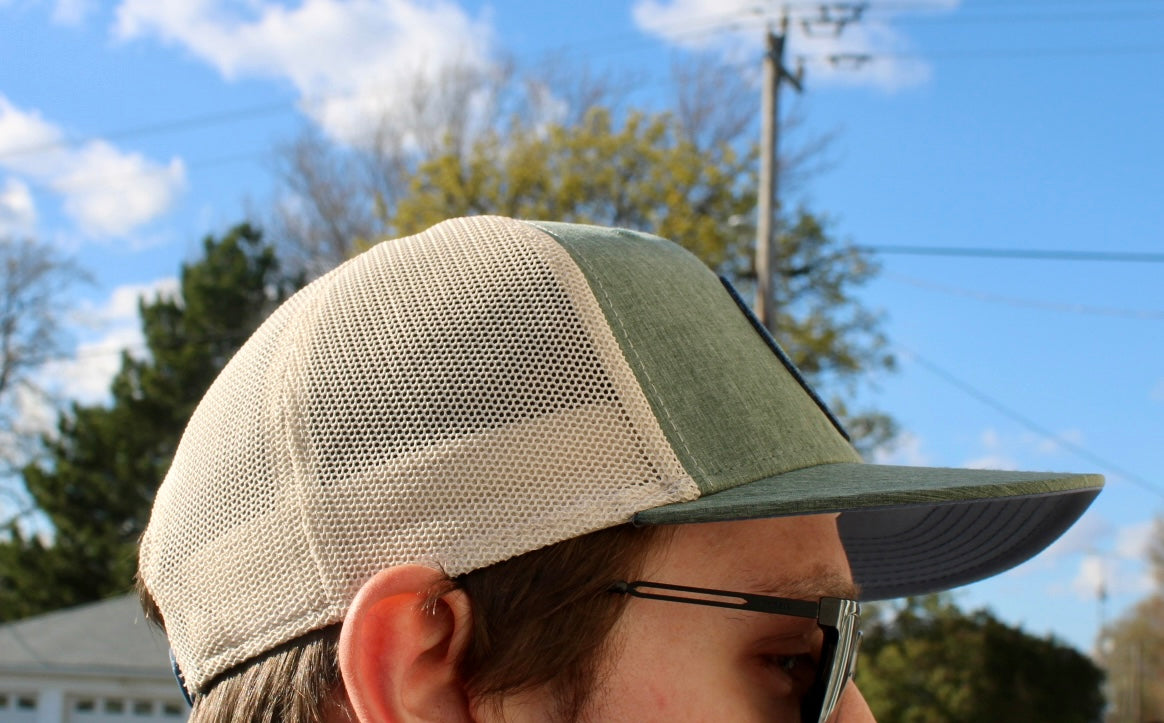 NE1 Hat -Green & Tan