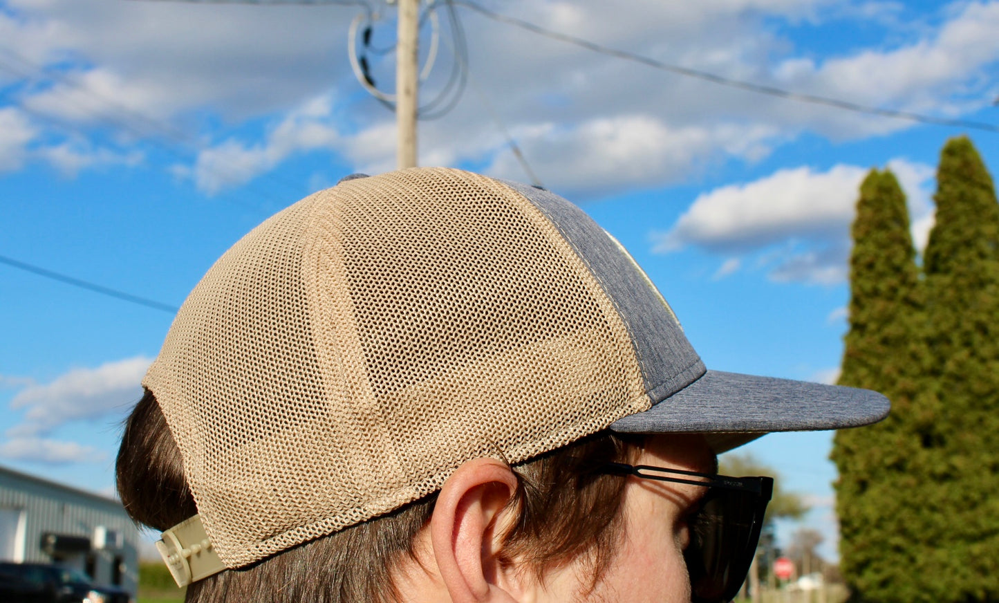 NE1 Hat -Tan & Grey