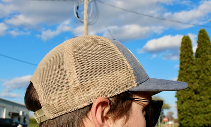 NE1 Hat -Tan & Grey